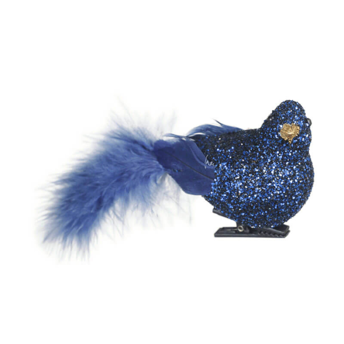 Blue-feather-clip-on-tree-decoration-FIX0009BL