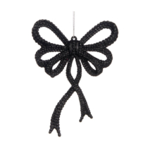Bow-Ornament-Black-Purely-Christmas-TR-24517