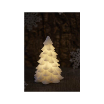 Candle - Carla Tree White Small, H16 x 11cm