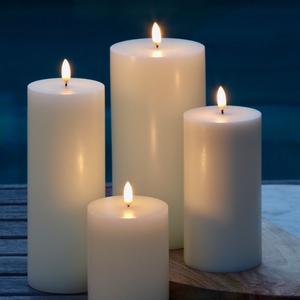 group of UYUNI candles lit